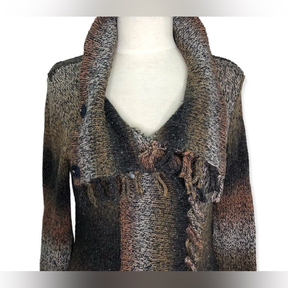 CAbi Ombre colorful  Knit Sweater Jacket - XL - Picture 3 of 9